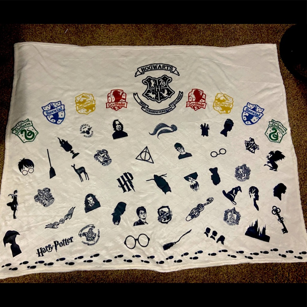 HARRY POTTER THROW BLANKET 50 X 60